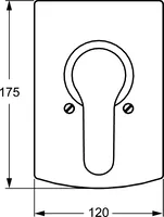 HANSAVANTIS, Fertigset für Brause-Batterie, 52617103