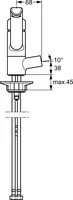 HANSAPOLO, Kitchen faucet with dishwasher valve, 52662203