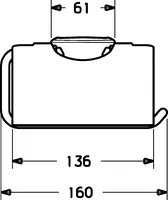 HANSA, WC-Papier Halter, 53760900