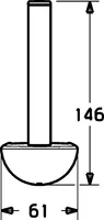 HANSAMOTION, Ersatzrollenhalter, 53770900