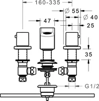 HANSALOFT, Waschtischbatterie, 57682103