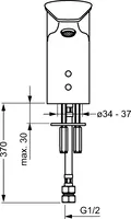 HANSACONCERTO, Waschtischbatterie, 6 V / 72h, 64472211