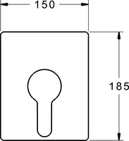 HANSAPRADO, Fertigset für Brause-Batterie, 81479073