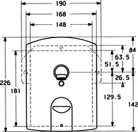 HANSACOBRA, Robinetterie de lavabo, 230 V, 5180200196