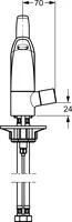 HANSADISC, Robinetterie évier plus valve lave-vaisselle, 01312274