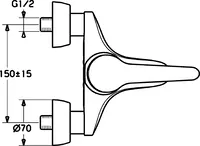 HANSAMEDICA, Waschtischbatterie, 01742176