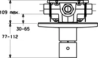 HANSALIVING, Cover part for concealed faucet, 06659105