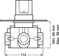 HANSA, Cover part for bath and shower faucet, 08060101