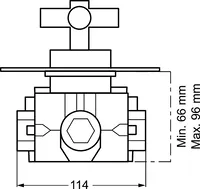 HANSA, Cover part for bath and shower faucet, 08070102