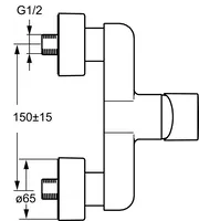 HANSAFORM, Brausebatterie, 49670103