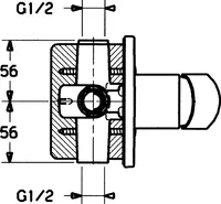 HANSAVANTIS, Fertigset für Brause-Batterie, 52617103