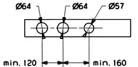 HANSA, UP-Rohbauset Brausearmatur, 53030200