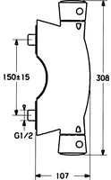 HANSATWISTER, Shower faucet, 5811010190