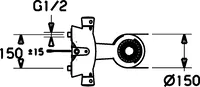 HANSASMARTSHOWER, Sprchový panel, 58270900