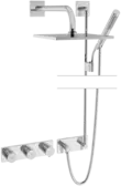 HANSALIVING, Afwerkset regendouche kraan, 230/12 V, 44870161