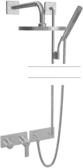 HANSALIGNA, Fertigset für Brause-Batterie, 44871030