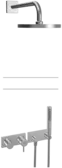 HANSASTELA, Fertigset für Brause-Batterie, 44873040