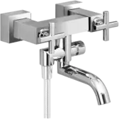 HANSAQUADRIS, Bath and shower faucet, 50142101