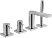 Afwerkset bad -en douchekraan, 75x75 mm