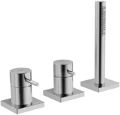 Afwerkset bad -en douchekraan, 75x75 mm