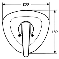 HANSADELTA, Cover part for shower faucet, 02869101