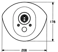 HANSARONDA, Cover part for bath and shower faucet, 03849100