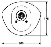 HANSARONDA, Cover part for shower faucet, 03869100