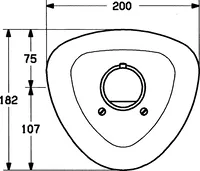 HANSADELTA, Cover part for shower faucet, 08679195