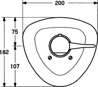 HANSADELTA, Cover part for shower faucet, 08689195