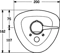 HANSADELTA, Cover part for shower faucet, 08699195