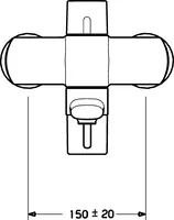 HANSAMEDICA, Washbasin faucet, 43722200