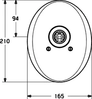 HANSASTAR, Cover part for shower faucet, 4586904090