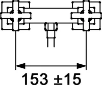 HANSAQUADRIS, Shower faucet, 50120101