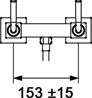 HANSAQUADRIS, Miscelatore doccia, 50130102