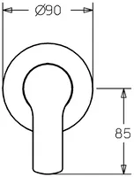 HANSAPOLO, Fertigset für Brause-Batterie, 50629003