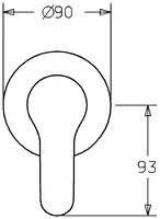 HANSAVANTIS, Fertigset für Brause-Batterie, 50649003