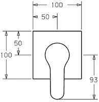 HANSAVANTIS, Cover part for shower faucet, 50659003