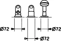 HANSA, Cover part for bath and shower faucet, 5313903590