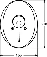 HANSAMOTION, Cover part for shower faucet, 53619101