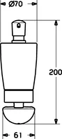 HANSAMOTION, Dispenser sapone liquido, 53820900