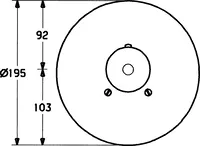 HANSAMURANO, Cover part for shower faucet, 56609101