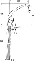 HANSANOVA, Miscelatore lavabo, 00042106