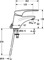 HANSAMEDICA, Miscelatore lavabo, 01042176