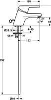 HANSAPRADO, Waschtischbatterie, 01412173