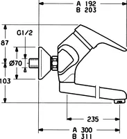 HANSAMIX, Washbasin and kitchen faucet, 01692102