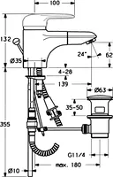 HANSARONDA, Washbasin faucet, 03012180