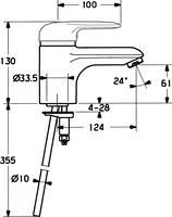 HANSARONDA, Washbasin faucet, 03042190