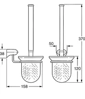 HANSARONDA, Toilet brush, 03330900