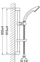 HANSANOVAJET, Set de douche , 04670160