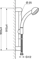 HANSANOVAJET, Shower set, 04670260